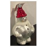 FR - Christopher Radko Frosty Cares Snowman Ornament