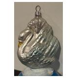 FR - Christopher Radko Swan Glass Ornament