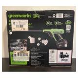 TR - New Greenworks Cordless Power Cleaner with 24V Battery and Accessories