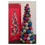 S - Pretty Pre-Lit Multicolor Ornament Christmas Tree Decor