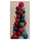 S - Pretty Pre-Lit Multicolor Ornament Christmas Tree Decor