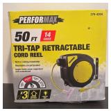 TR - Performax 50 Foot Tri-Tap Retractable Cord Reel