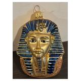 TR - Kurt Adler King Tut Glass Ornament