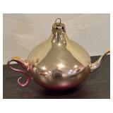 S - Set of 2 Glass Teapot and Samovar Ornaments
