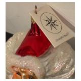 TR - Christopher Radko Winter Winds Santa Glass Ornament