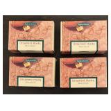 S - Set of 4 New Smith & Hawken Brass Finish Ornament Hooks