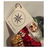 TR - Christopher Radko Carousel Clause Glass Ornament