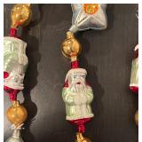 S - Christopher Radko Santa Claus by Starlight Glass Ornament Garland