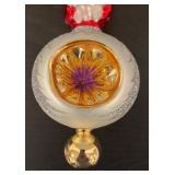 TR - Christopher Radko Double Sided Santa Glass Ornament