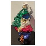TR - Christopher Radko Elfin Pine Glass Ornament