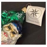 TR - Christopher Radko Elfin Pine Glass Ornament
