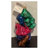 TR - Christopher Radko Elfin Pine Glass Ornament