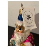 TR - Christopher Radko Incantation Wizard Santa Ornament