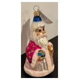 TR - Christopher Radko Incantation Wizard Santa Ornament