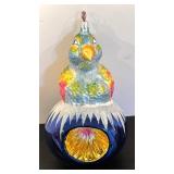 TR - Christopher Radko Vibrant Parrot Glass Ornament