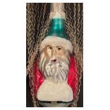 TR - Christopher Radko Anchor Santa Glass Ornament