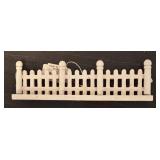 S - Village Accessories Set with Fences, Light Poles and Bench