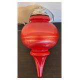 TR - Set of 2 Large Red and Green Holiday Ornaments