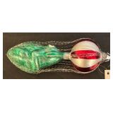 TR - Christopher Radko Frog and Ball Glass Ornament