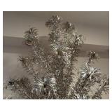 FR - Vintage Aluminum Tinsel Christmas Tree