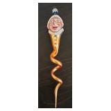 TR - Christopher Radko Clown Snake Glass Ornament