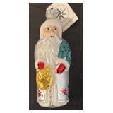 TR - Christopher Radko Poinsettia Santa Ornament