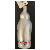 TR - Christopher Radko Poinsettia Santa Ornament