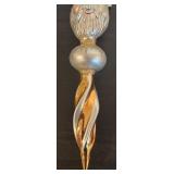 TR - Christopher Radko Merlin Icicle Santa Ornament