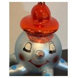 TR - Christopher Radko Wally Squid Octopus Glass Ornament