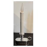 TR - Set of 6 Battery Operated Silver Candlestick Lamps