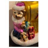 FR - Christopher Radko Bear Mail Glass Ornament
