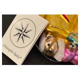 FR - Christopher Radko Bear Mail Glass Ornament