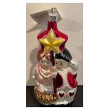 FR - Christopher Radko Star Children Glass Ornament