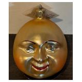 FR - Christopher Radko Celestial Sun Glass Ornament