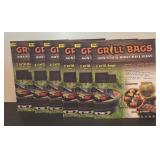 S - Lot of 6 Tekno Nonstick BBQ Grill Bags 2-Pack Sets