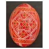 S - Set of 3 Hand-Painted Wooden Ukrainian Eggs
