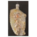 FR - Christopher Radko Kneeling Angel Glass Ornament