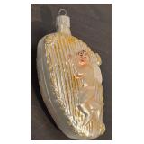 FR - Christopher Radko Kneeling Angel Glass Ornament