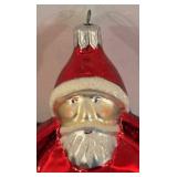 FR - Christopher Radko 4 Roly-Poly Santa Claus Ornament