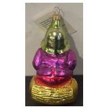 FR - Christopher Radko Accordion Elf Glass Ornament