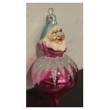 FR - Christopher Radko Joey Clown Glass Ornament