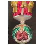 FR - Christopher Radko Bavarian Santa Drop Pinecone Ornament