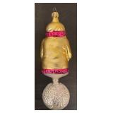 FR - Christopher Radko Bavarian Santa Drop Pinecone Ornament