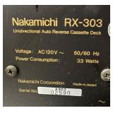 G - Nakamichi RX-303 Unidirectional Auto Reverse Cassette Deck