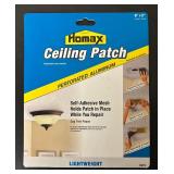G - Set of 5 Homax Perforated Aluminum Ceiling Patches