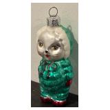 FR - Christopher Radko Eskimo Kitty Glass Ornament