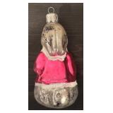 FR - Christopher Radko Shy Rabbit Glass Ornament