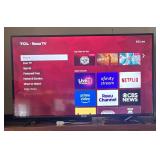LR - TCL 49 Inch Roku Smart TV Model: 50S435