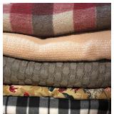 MBC - Collection of 5 Warm and Cozy Blankets Assorted Styles