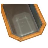 MB - Octagonal Wall Mirror with Wooden Frame